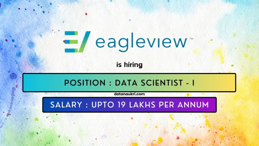 EagleView hires exciting Data Scientist Job Bengaluru