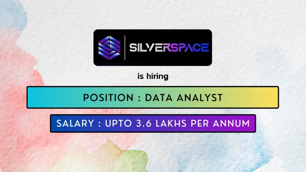 SilverSpace hires exciting Data Analyst Job in Gurugram